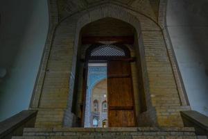 Inner courtyard of the Kalyan Mosque, part of the Po-i-Kalyan Complex in Bukhara, Uzbekistan, 2022 photo