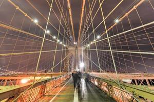 Brooklyn Bridge at Night photo