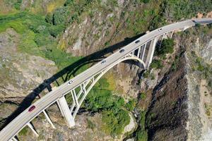 Bixby Bridge on the Pacific Coast Highway near Big Sur, California, USA. photo