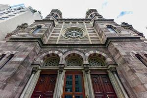 Central Synagogue in Midtown Manhattan, New York City. It was built in 1870-72 and was designed by Henry Fernbach in the Moorish Revival style as a copy of Budapest's Dohany Street Synagogue. photo