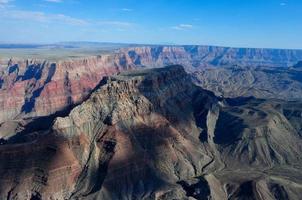 Grand Canyon National Park from the air. photo