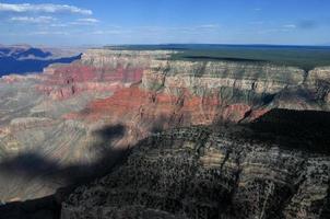 Grand Canyon National Park from the air. photo