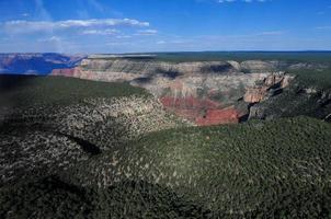 Grand Canyon National Park from the air. photo