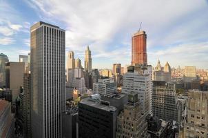 New York City skyline in downtown Manhattan. photo