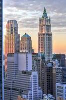 New York City skyline in downtown Manhattan. photo