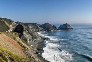 Beautiful scenery along Highway 1 and Big Sur, California, USA photo