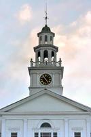 The First Congregational Church is an active Congregational church in Woodstock, Vermont. The original building was constructed in 1807 and was rebuilt in 1890. photo