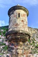 murallas y mirador de san juan, puerto rico. foto