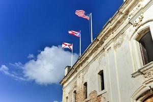 Castillo de San Cristobal in San Juan, Puerto Rico. It is designated as a UNESCO World Heritage Site since 1983. It was built by Spain to protect against land based attacks on the city of San Juan. photo