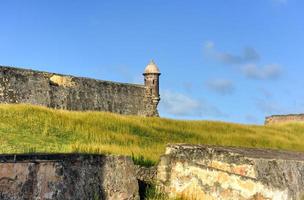 Castillo de San Cristobal in San Juan, Puerto Rico. It is designated as a UNESCO World Heritage Site since 1983. It was built by Spain to protect against land based attacks on the city of San Juan. photo