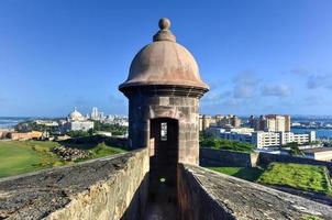 Castillo de San Cristobal in San Juan, Puerto Rico. It is designated as a UNESCO World Heritage Site since 1983. It was built by Spain to protect against land based attacks on the city of San Juan. photo