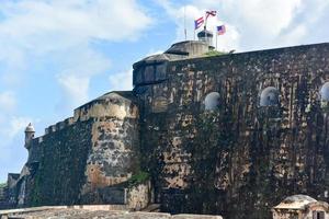 mirador del castillo san felipe del morro también conocido como fuerte san felipe del morro o castillo del morro. es una ciudadela del siglo XVI ubicada en san juan, puerto rico. foto