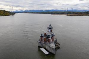 The Hudson Athens Lighthouse, sometimes called the Hudson City light, is a lighthouse located in the Hudson River in the state of New York photo