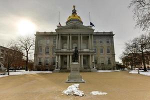 casa del estado de new hampshire, concord, new hampshire, estados unidos. La casa estatal de New Hampshire es la casa estatal más antigua del país, construida entre 1816 y 1819. foto