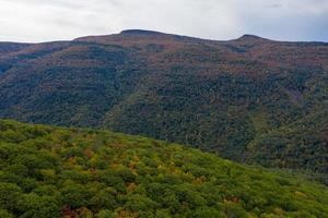 Kaaterskill Falls and Fall Foliage in The Catskill Mountains in upstate New York. photo