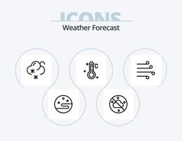 Weather Line Icon Pack 5 Icon Design. . weather. rainy. snow. weather vector