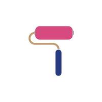 Paint roller icon vector illustration design template