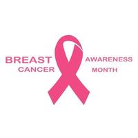 Breast Cancer Awareness Ribbon Vector illustration