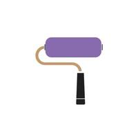 Paint roller icon vector illustration design template