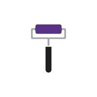 Paint roller icon vector illustration design template