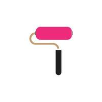 Paint roller icon vector illustration design template