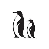 logotipo de animal pingüino vector