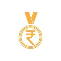 Indian Rupee icon. Indian Rupee sign vector