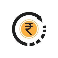 Indian Rupee icon. Indian Rupee sign vector