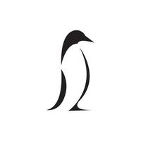 penguin animal logo vector