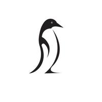 logotipo de animal pingüino vector