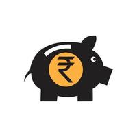 Indian Rupee icon. Indian Rupee sign vector