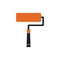 Paint roller icon vector illustration design template