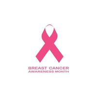 Breast Cancer Awareness Ribbon Vector illustration