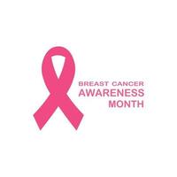 Breast Cancer Awareness Ribbon Vector illustration