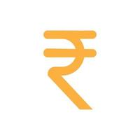 Indian Rupee icon. Indian Rupee sign vector