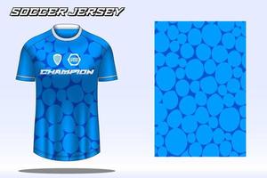 Soccer jersey sport t-shirt design mockup for football club 12 vector