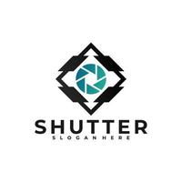 shutter cam logo vector design template