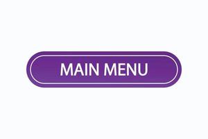 Basic RGBmain menu button vectors.sign label speech bubble main menu vector