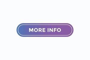 more info button vectors.sign label speech bubble more info vector