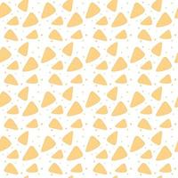 Tortilla chips or nachos tortillas seamless pattern flat vector color icon for apps and websites