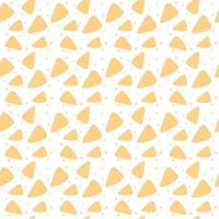 Tortilla chips or nachos tortillas seamless pattern flat vector color icon for apps and websites