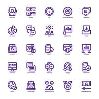 Survey icon pack for your website, mobile, presentation, and logo design. Survey icon basic line gradient  design. Vector graphics illustration and editable stroke.
