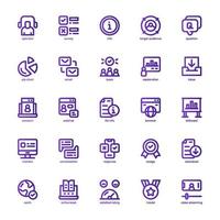 Survey icon pack for your website, mobile, presentation, and logo design. Survey icon basic line gradient  design. Vector graphics illustration and editable stroke.