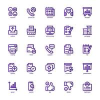 Survey icon pack for your website, mobile, presentation, and logo design. Survey icon basic line gradient  design. Vector graphics illustration and editable stroke.