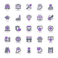 paquete de iconos de motivación para su sitio web, móvil, presentación y diseño de logotipo. icono de motivación línea mixta y diseño sólido. ilustración de gráficos vectoriales y trazo editable vector