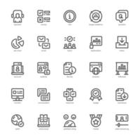 Survey icon pack for your website, mobile, presentation, and logo design. Survey icon outline design. Vector graphics illustration and editable stroke.