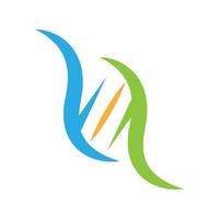 DNA icon logo design vector