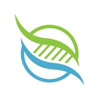 DNA icon logo design vector