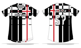 sport uniform pattern background design vector