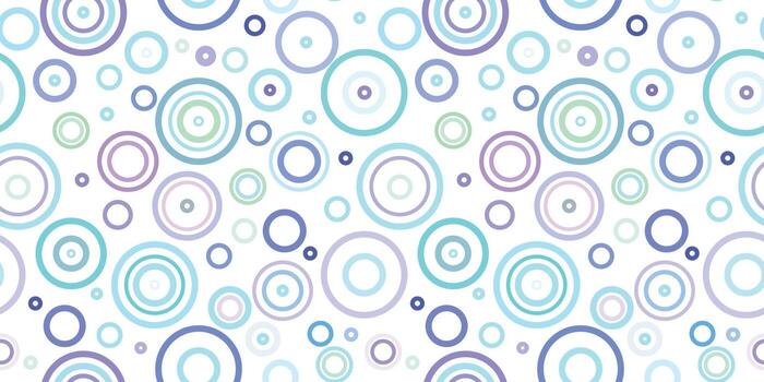 círculos abstractos, fondo de patrón geométrico de repetición perfecta vector